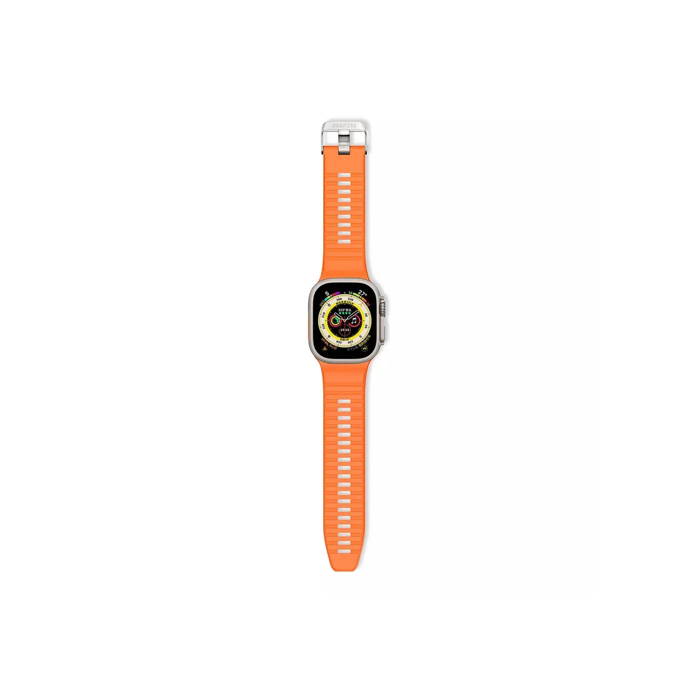 Decoded Silicone Apple Watch 42-49mm Traction Strap - Apricot