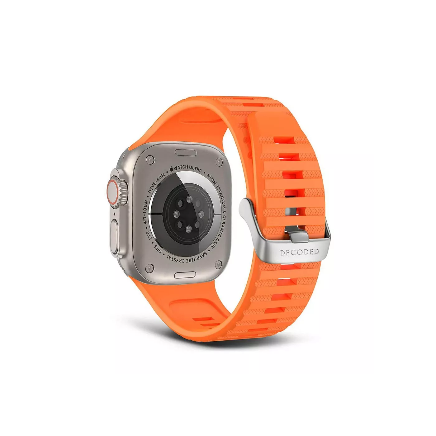 Decoded Silicone Apple Watch 42-49mm Traction Strap - Apricot