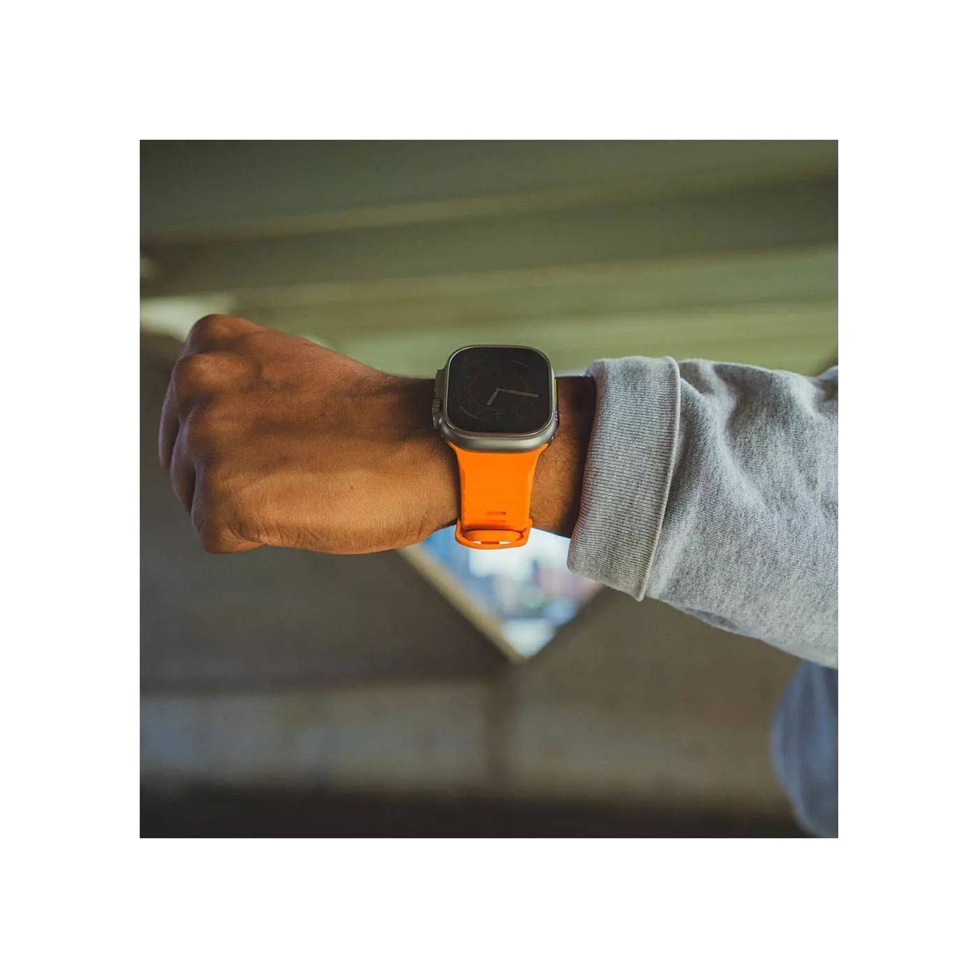 Decoded Silicone Apple Watch 42-49mm Traction Strap - Apricot
