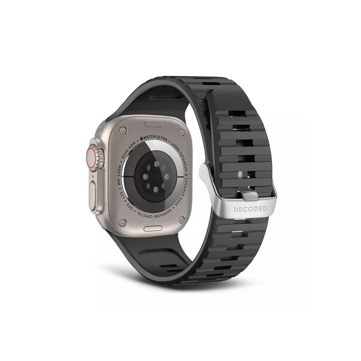 Decoded Silicone Ultra Apple Watch 42-49mm Traction Strap