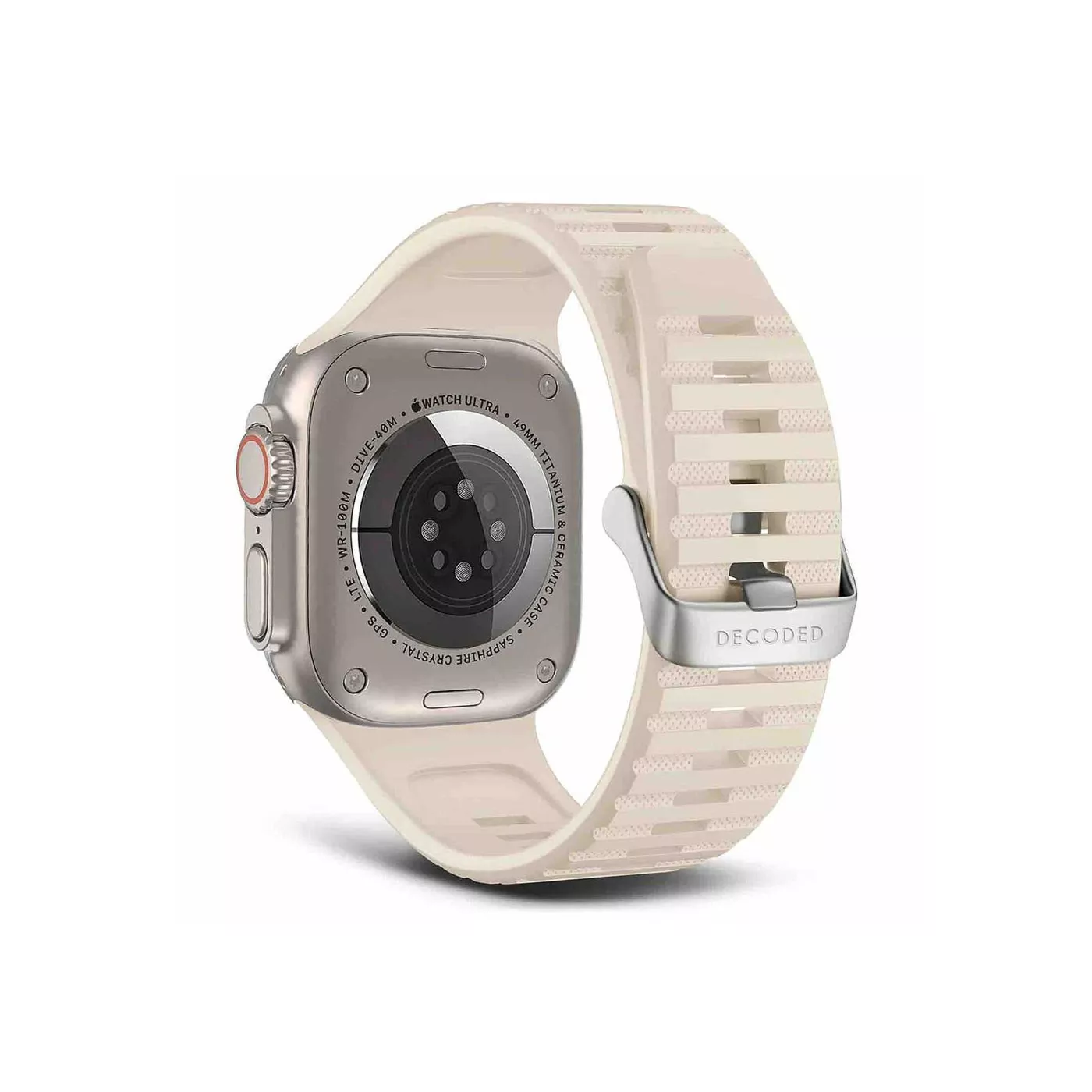 Decoded Ultra Traction Apple Watch 42-49mm Silicone Strap