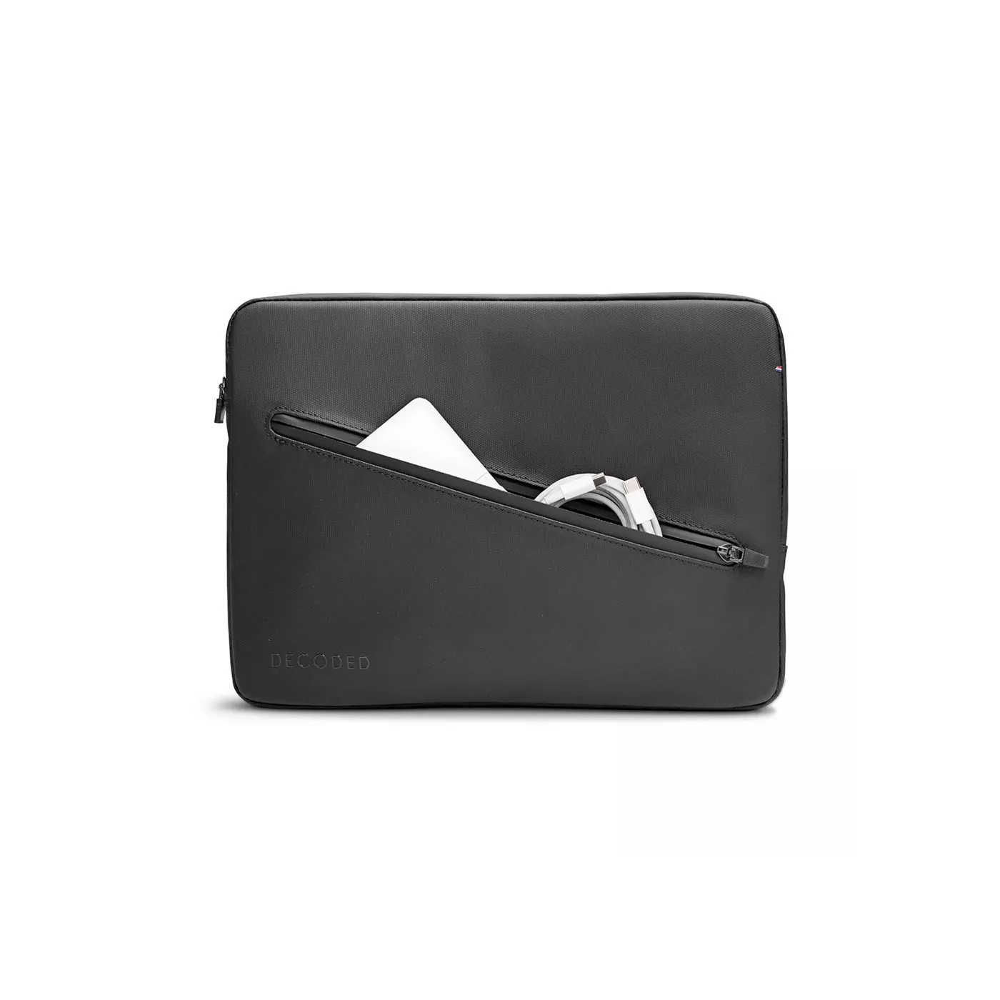 Decoded MacBook Sleeve 15/16-inch with Zipper - Black