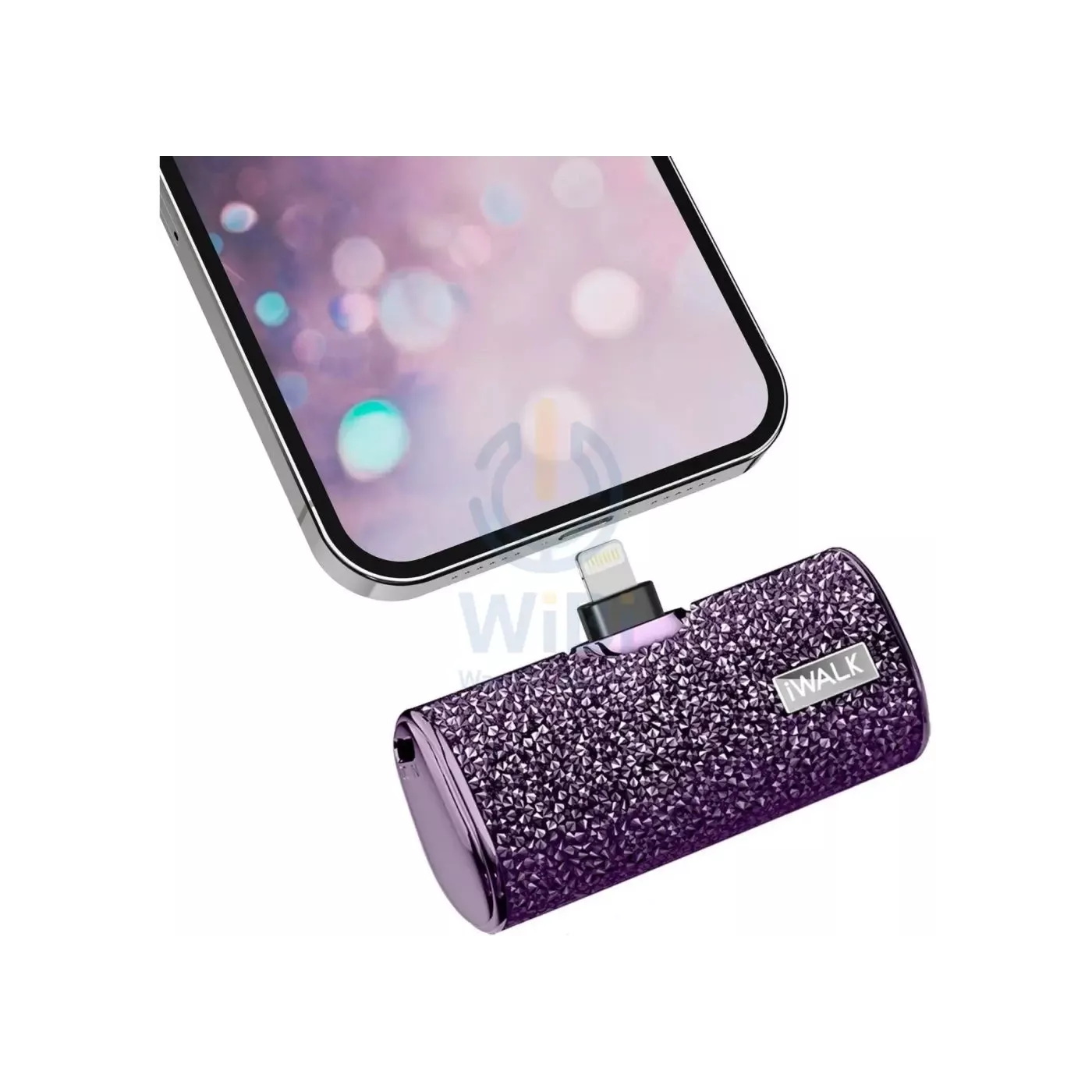 Iwalk Link Me Plus Diamond Coated Pocket Battery 4500mAh Black Diamond