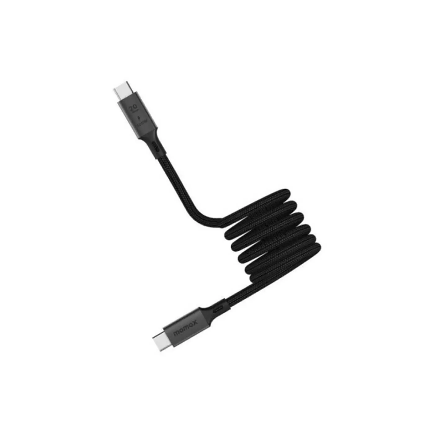 Momax MagLink 100W Magnetic USB-C to USB-C Cable (1m) - Black