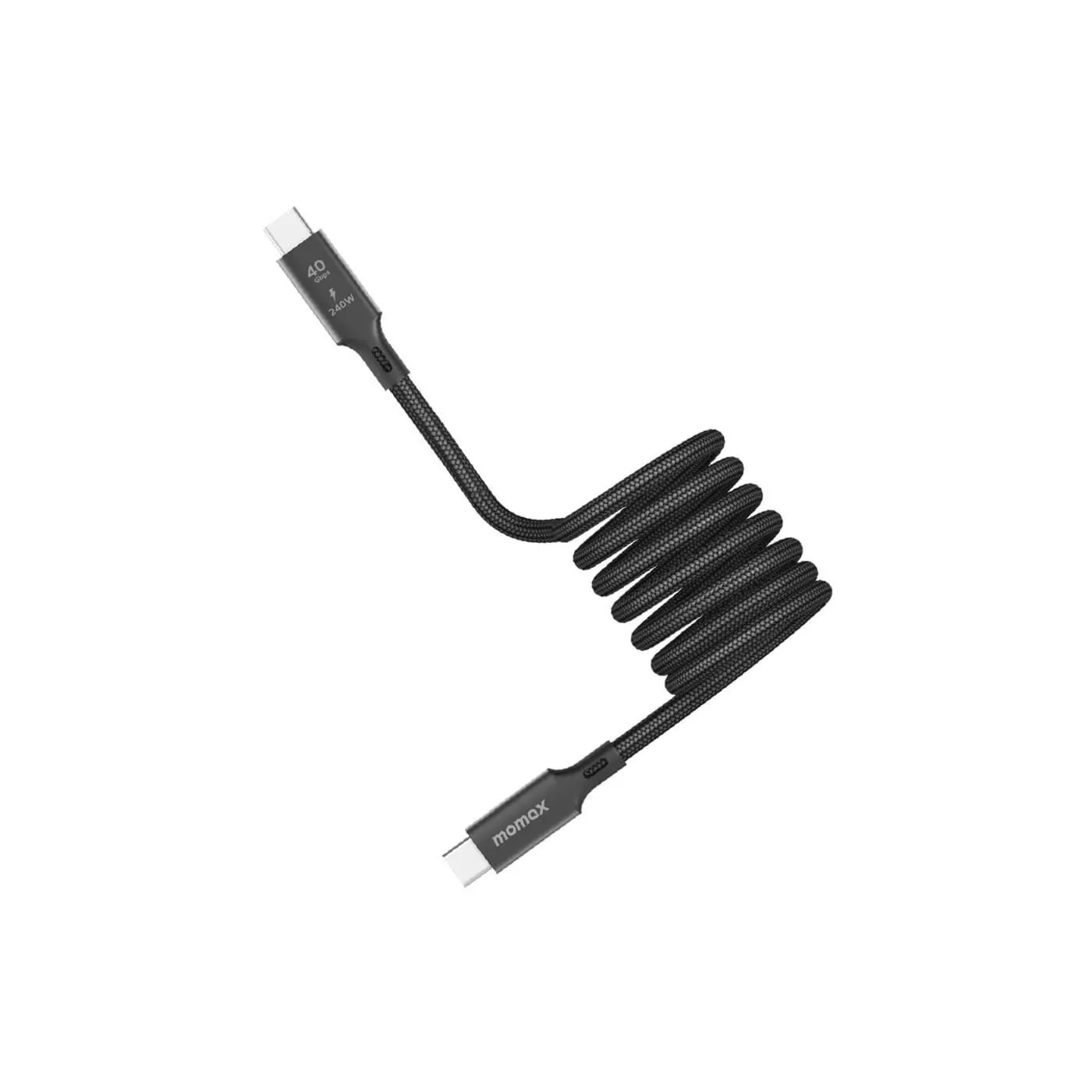 كابل مومكس ماج لينك المغناطيسي 240 واط من USB-C إلى USB-C بطول 1.5 متر - أسود
