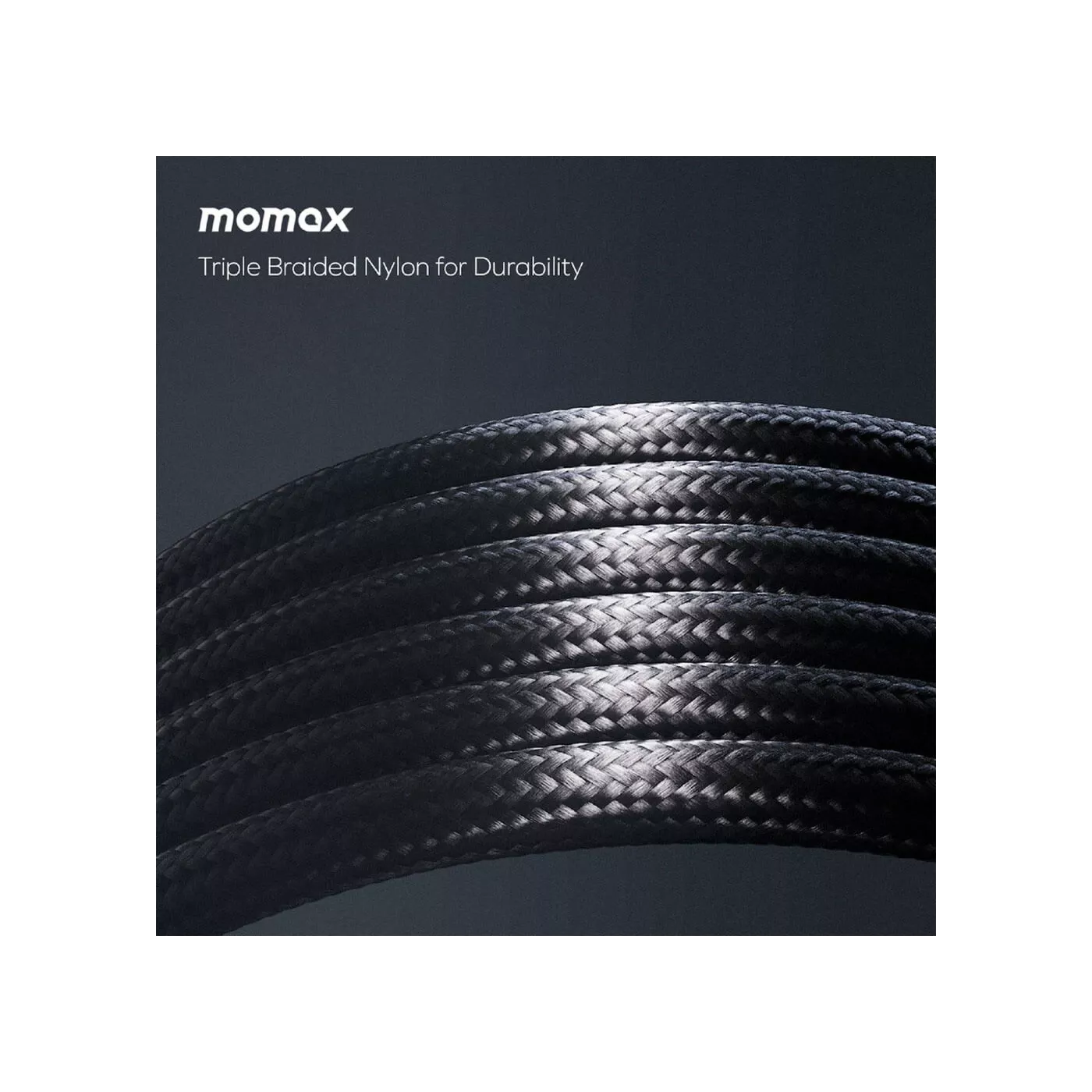 Momax MagLink 240W USB-C to USB-C Magnetic Cable (2m) - Black