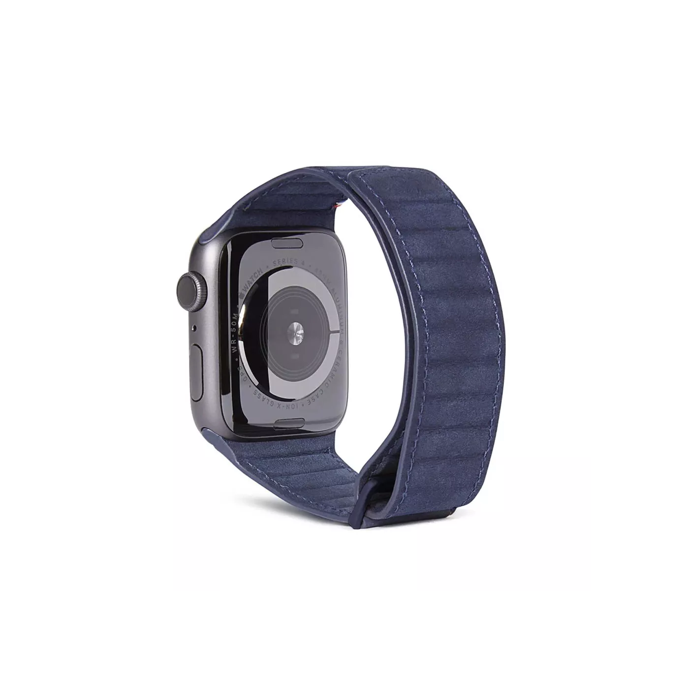 Decoded Leather Magnetic Traction Strap for Apple Watch 38-40mm - Navy