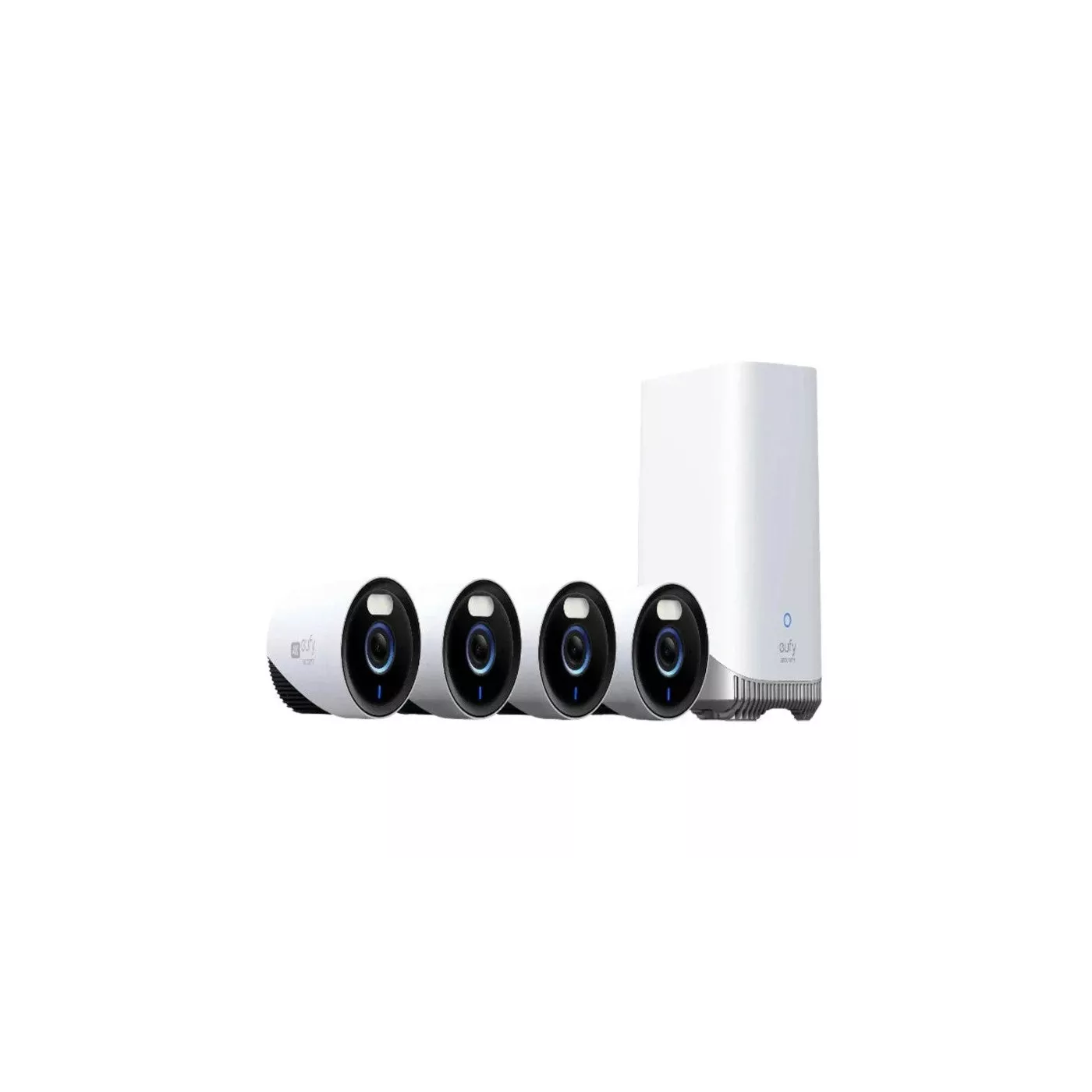 EufyCam E330 4K Professional 4 Camera Kit 1TB Storage - White