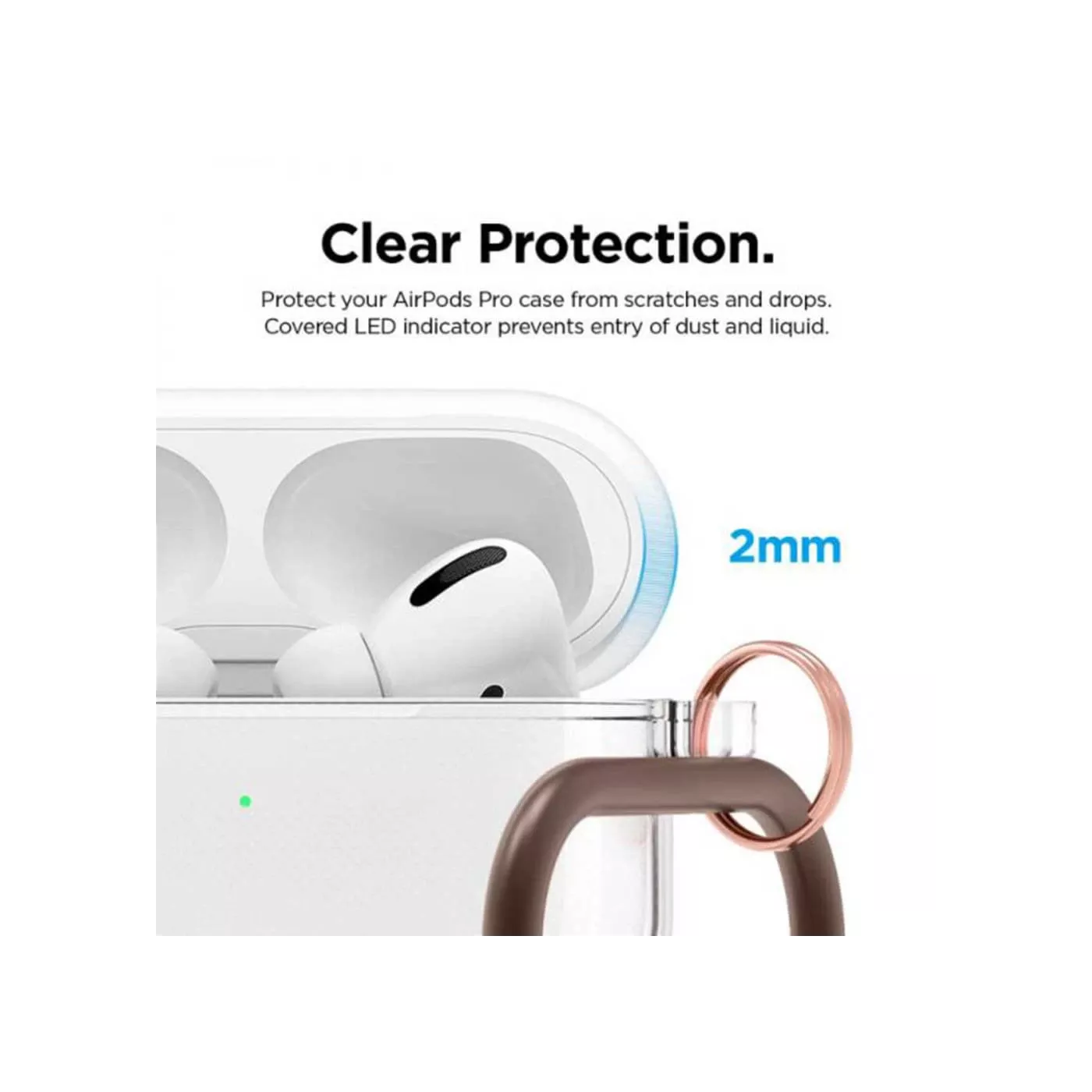 Elago Clear AirPods Pro 2 Hang Case