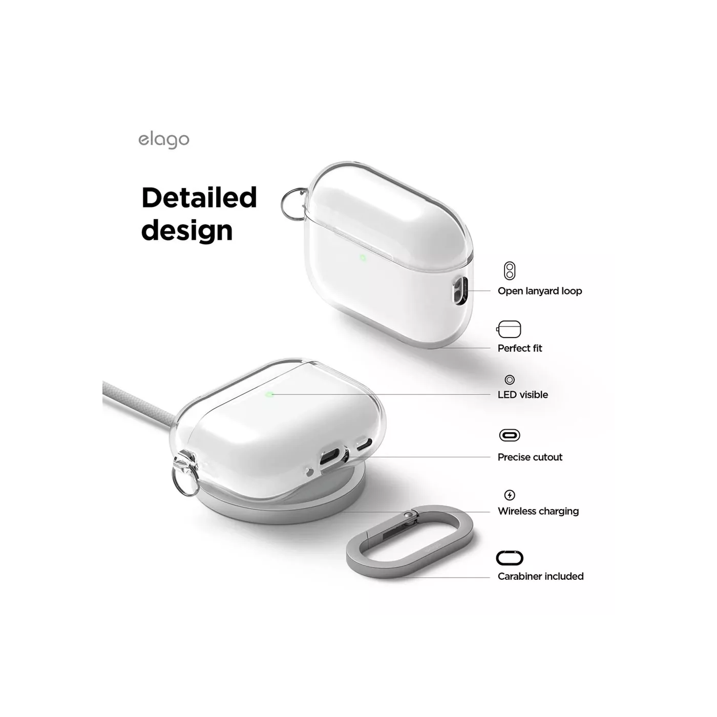 Elago AirPods Pro 3 Hang Case - Clear