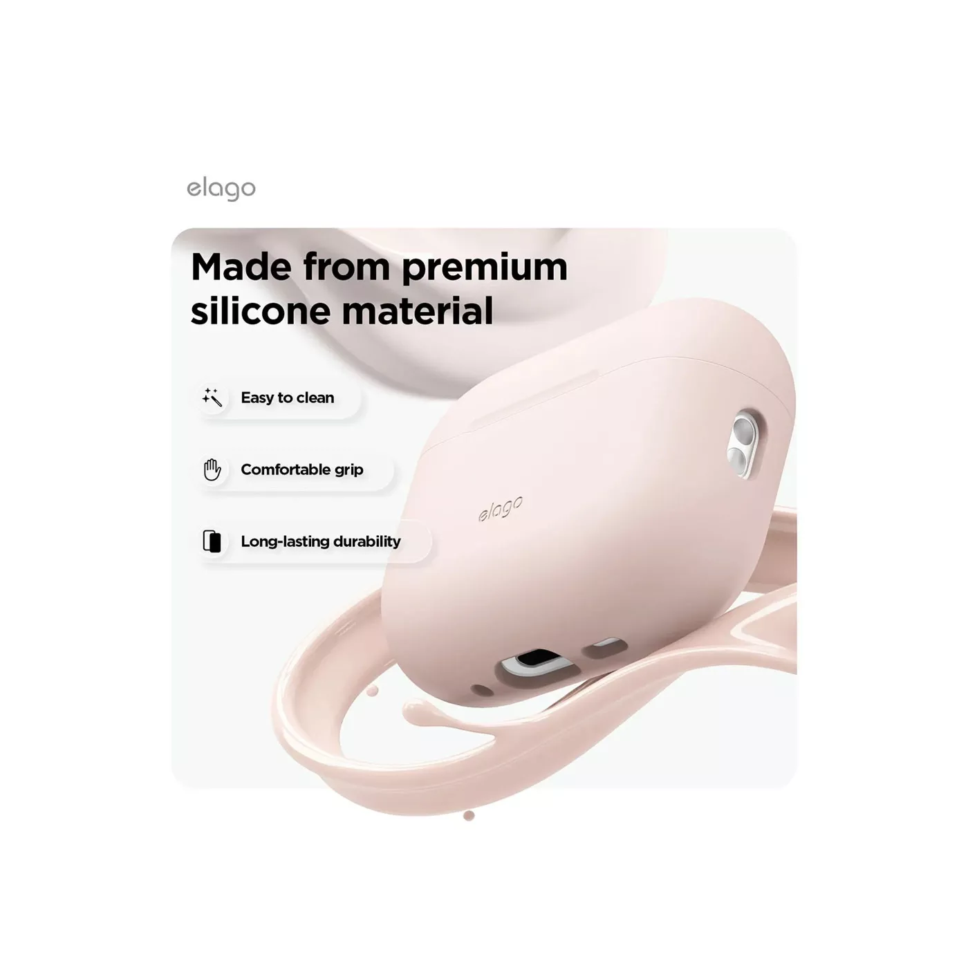 Elago Silicone AirPods Pro 3 Hang Case