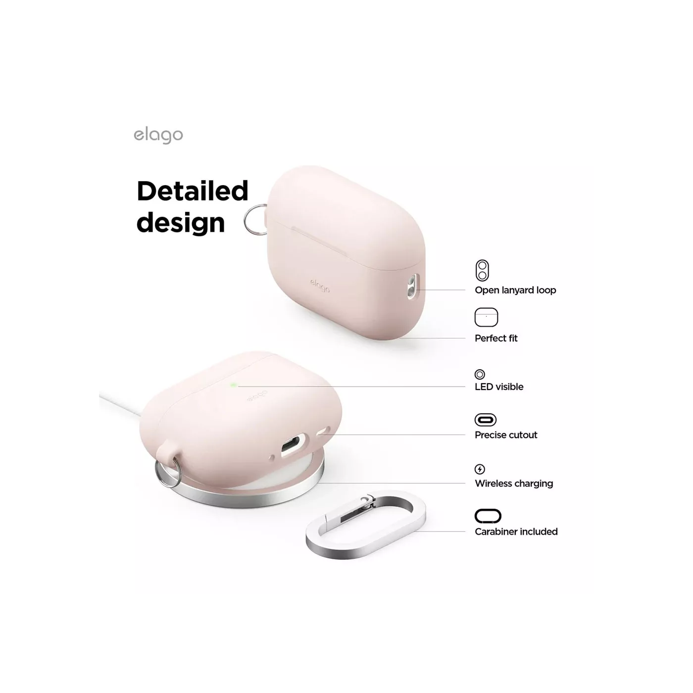Elago Silicone AirPods Pro 3 Hang Case