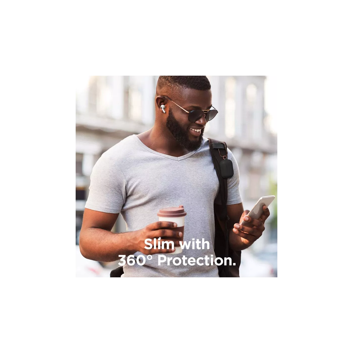 Elago AirPods Pro Slim Hang Case - أسود