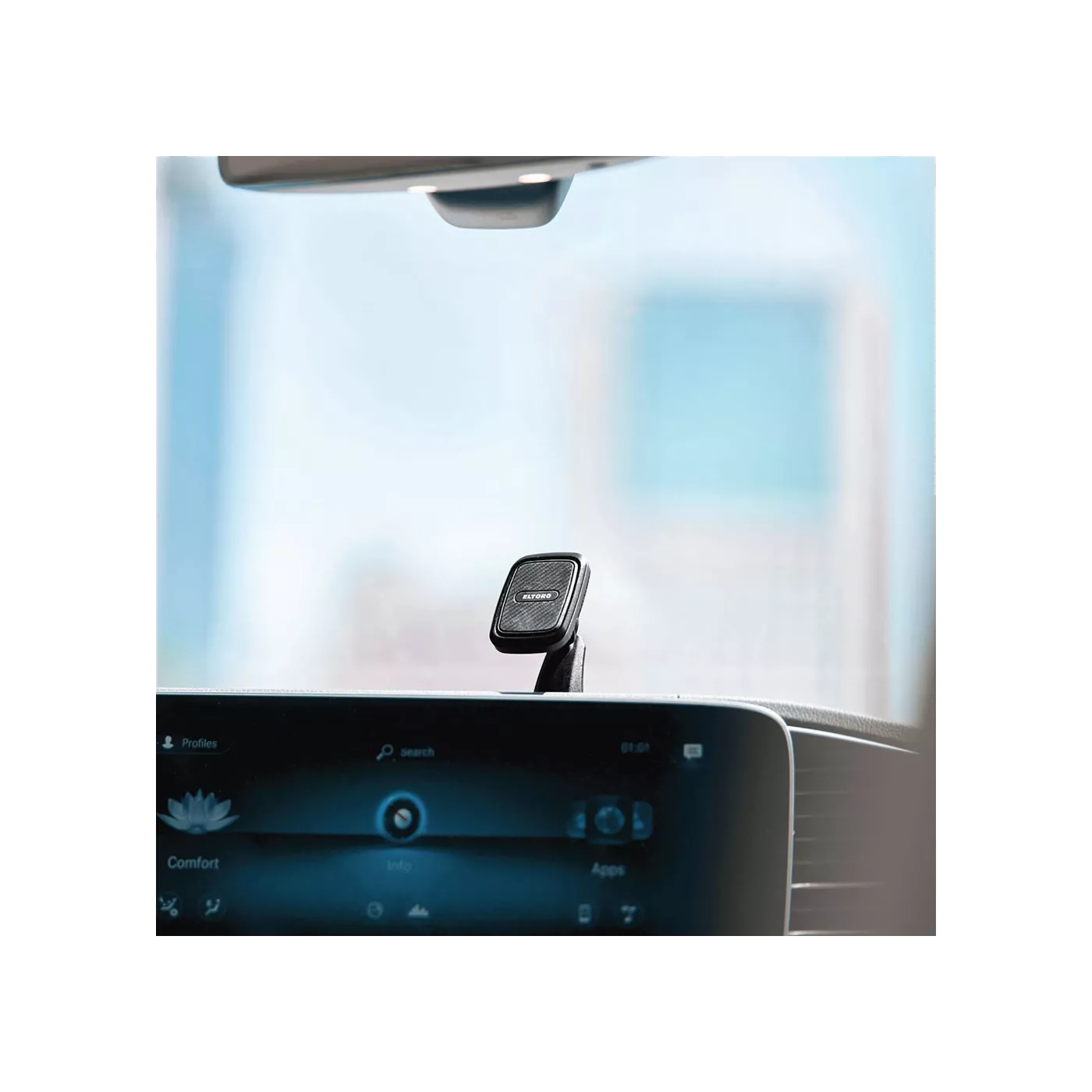 ElToro Magnetic Dashboard Mount + MagSafe Car Mount - Black