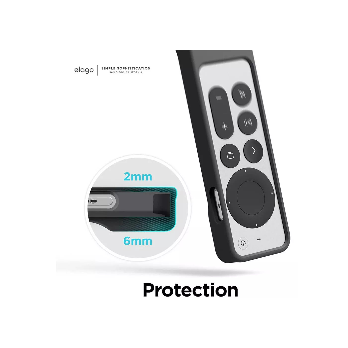 Elago Apple TV R1 2021 Intelli Case - Black