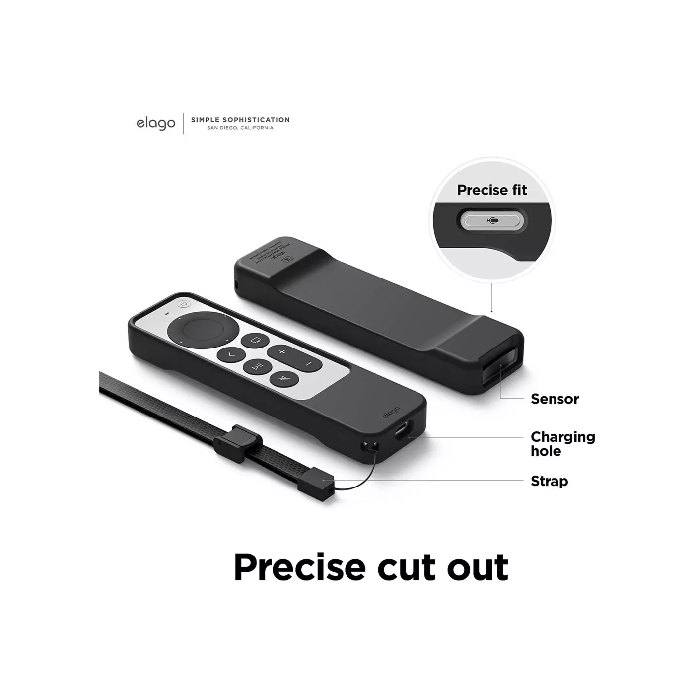 Elago Apple TV R1 2021 Intelli Case - Black