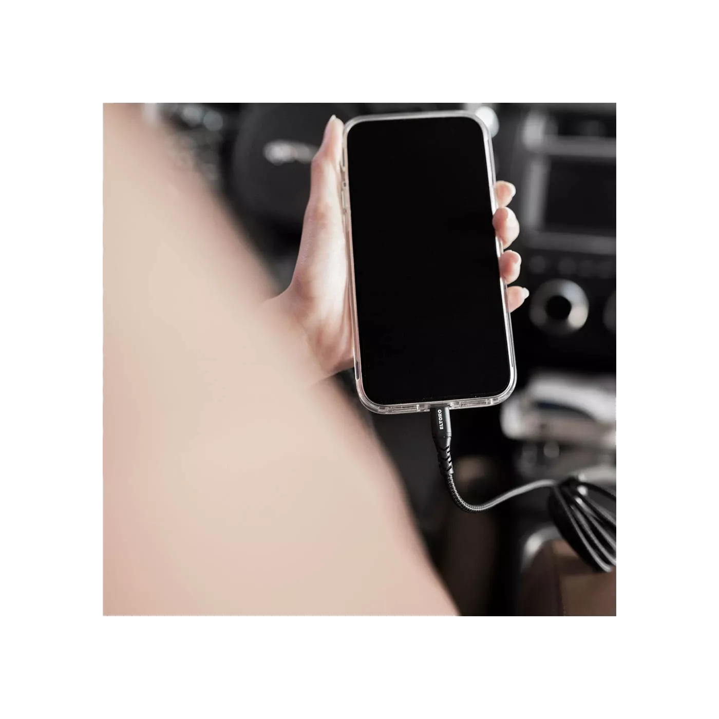 كابل USB-C بطول 1 متر من إلتورو - أسود