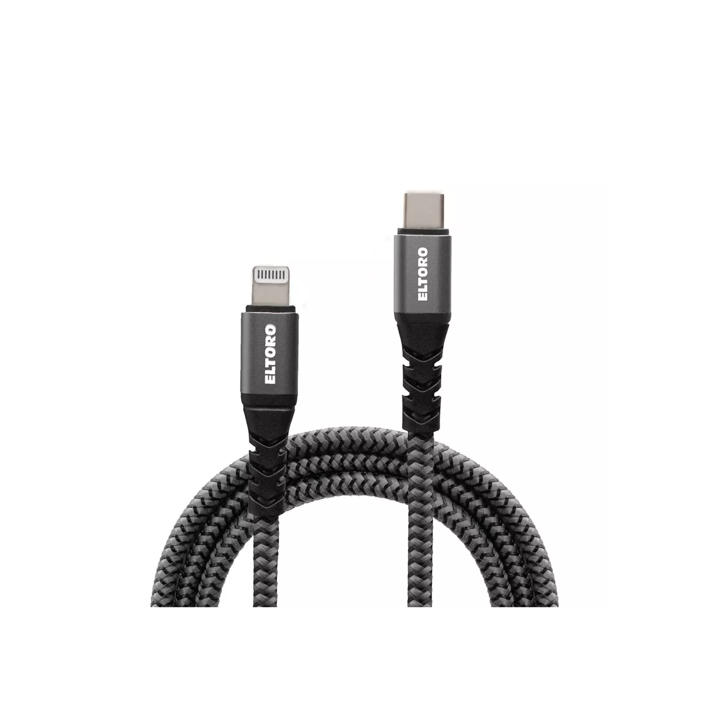 ElToro USB-C to Lightning Kevlar Cable (1.5m) - Gray