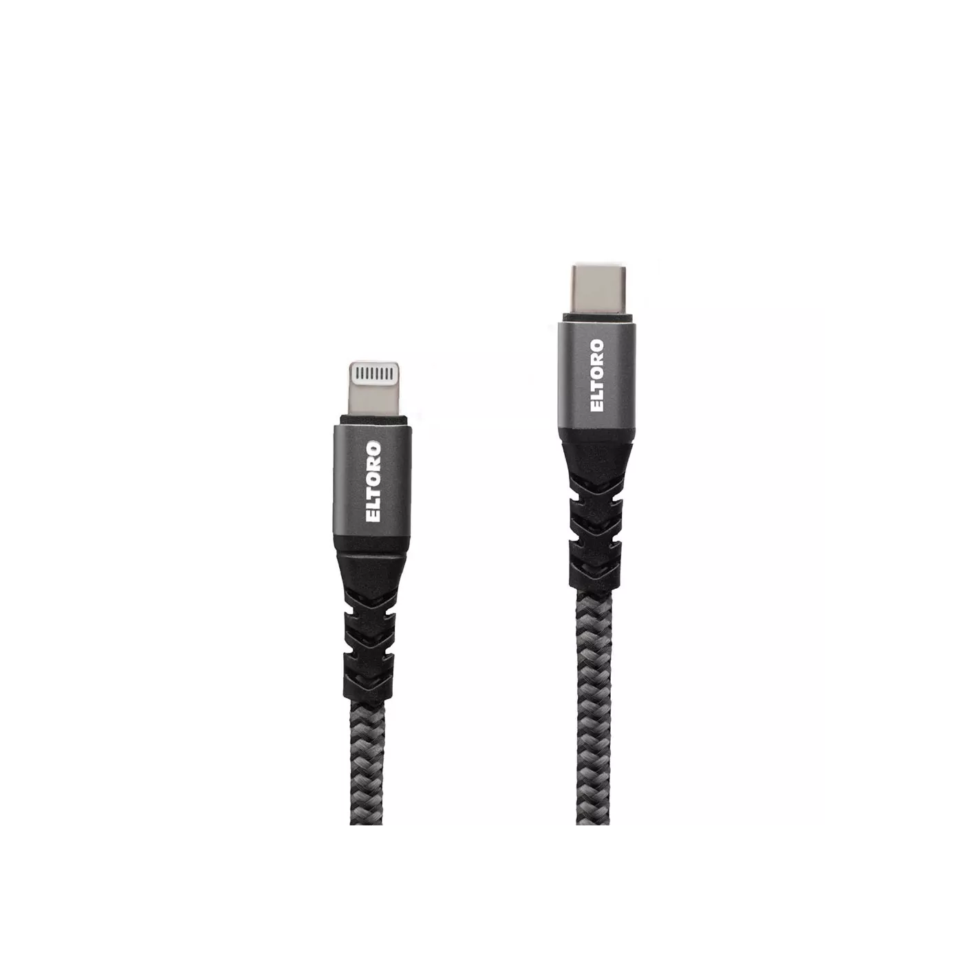 ElToro USB-C to Lightning Kevlar Cable (1.5m) - Gray
