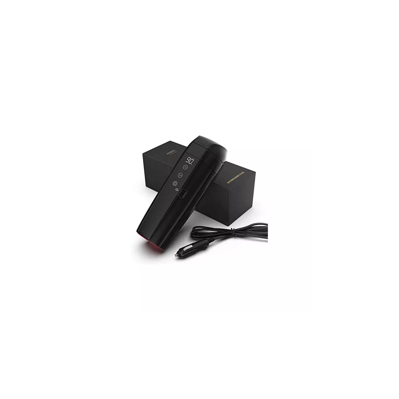 Cupvenient 12V Smart Car Heating Mug - أسود