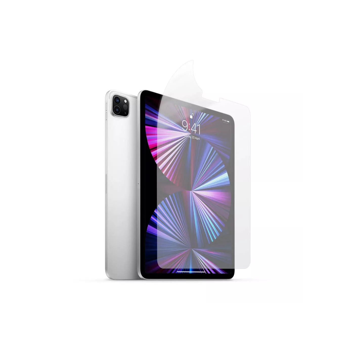 لاصق جرافيك لحماية الشاشة من هايفن + غطاء iPad Pro قياس 11 إنش
