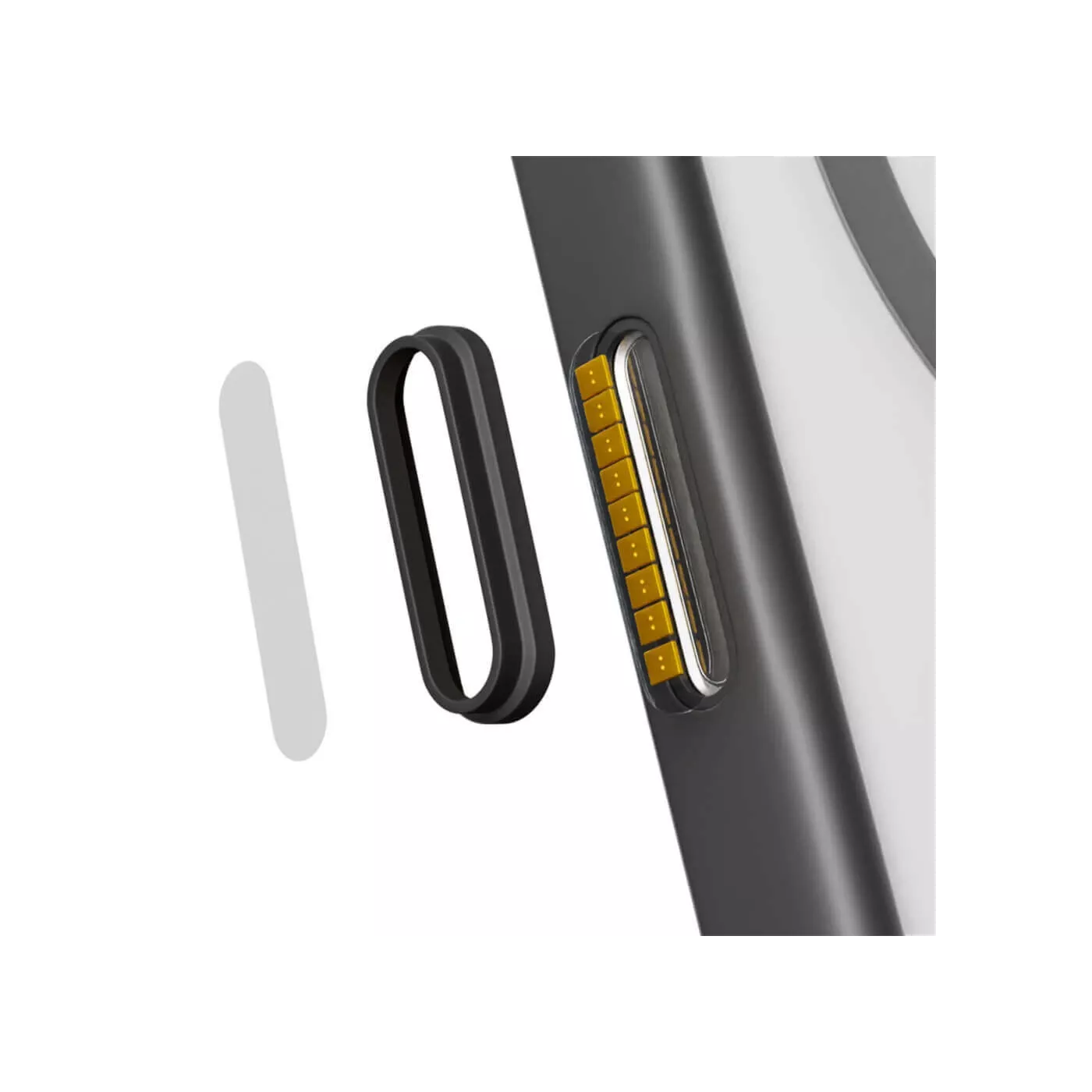 Hyphen Rift Impact MagSafe Frame Case for iPhone 17 - Black