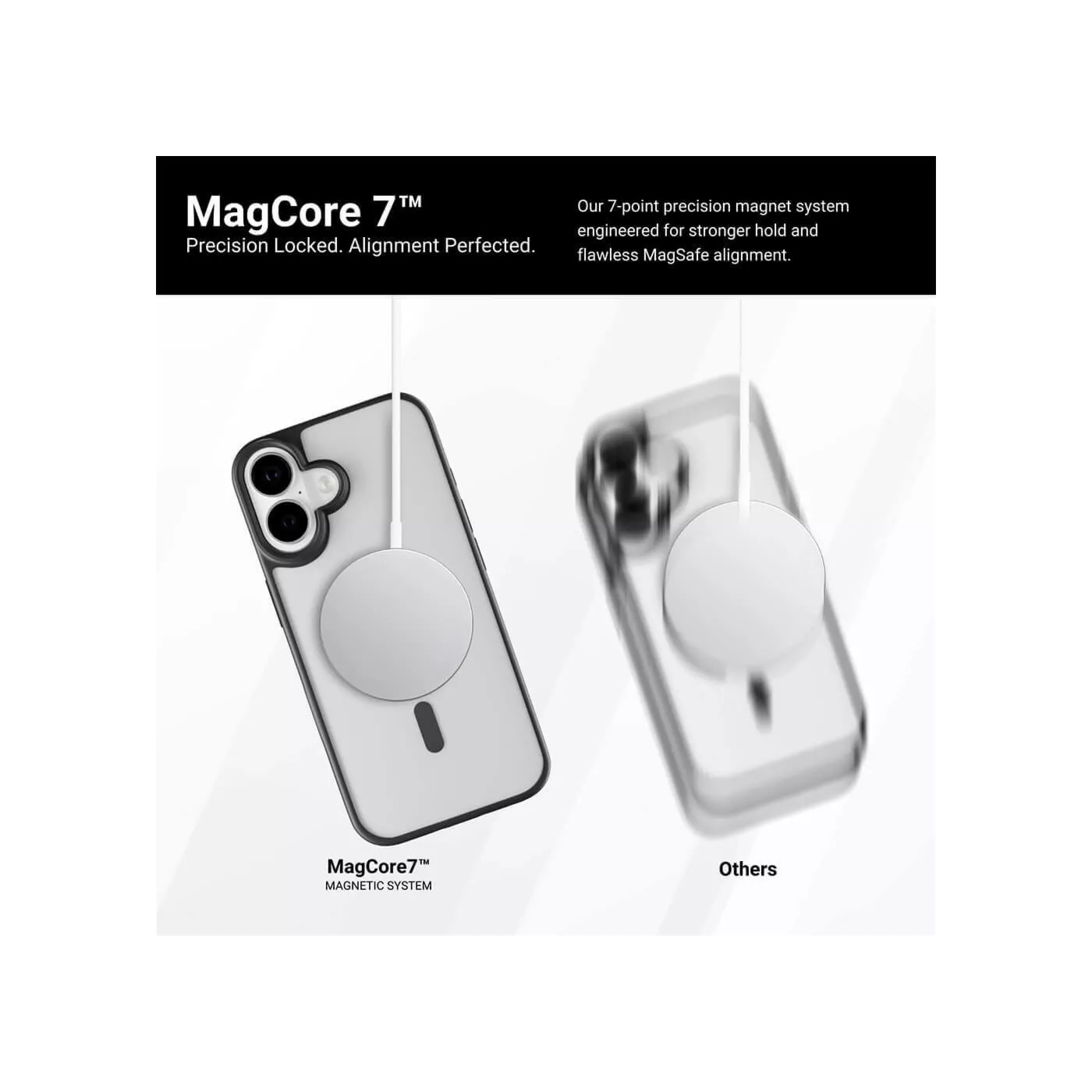 Hyphen Rift Impact MagSafe Frame Case for iPhone 17 - Black