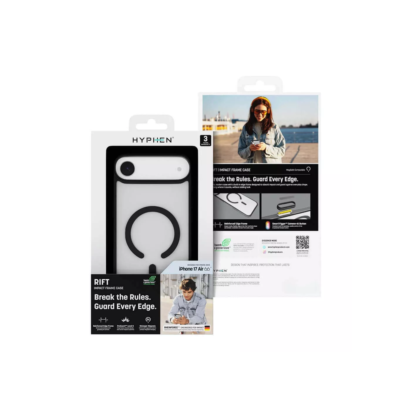 Hyphen Rift Impact MagSafe Frame Case for iPhone Air