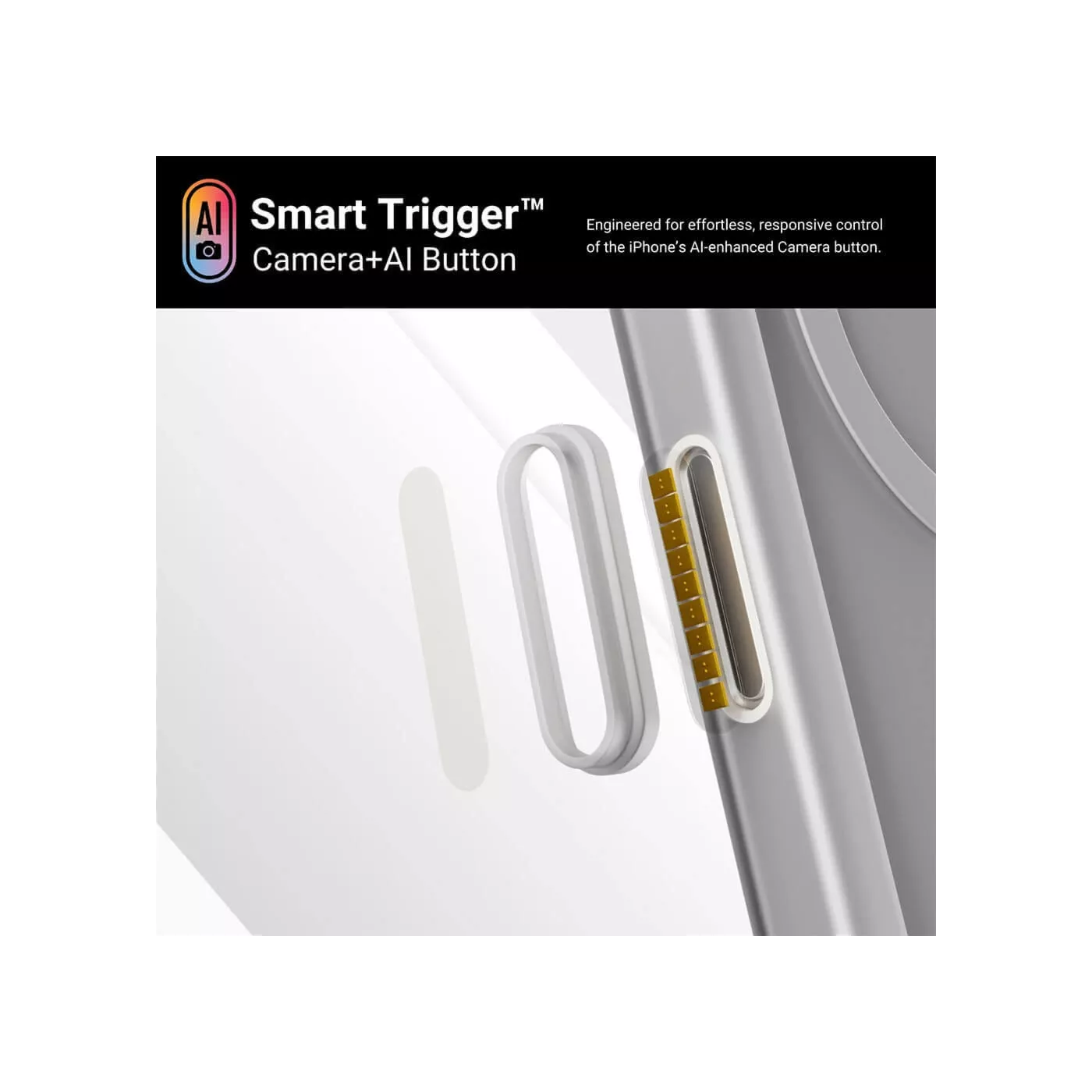 Hyphen Rift Impact MagSafe Frame Case for iPhone 17 - Frost