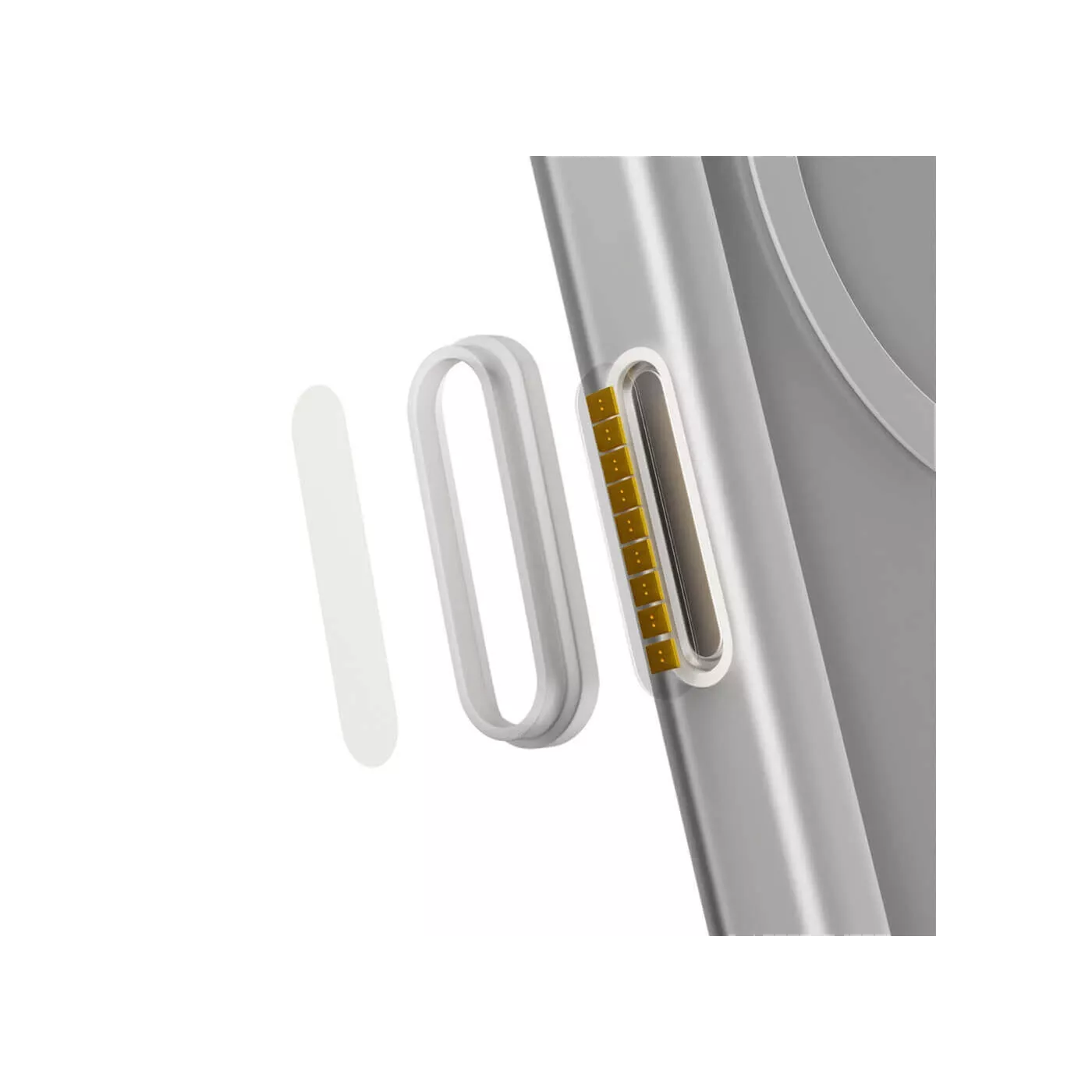 Hyphen Rift Impact MagSafe Frame Case for iPhone 17 - Frost