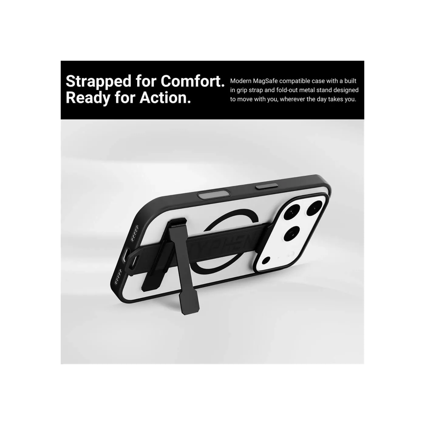 Hyphen Flex Grip & Stand MagSafe Case for iPhone 17 Pro Max