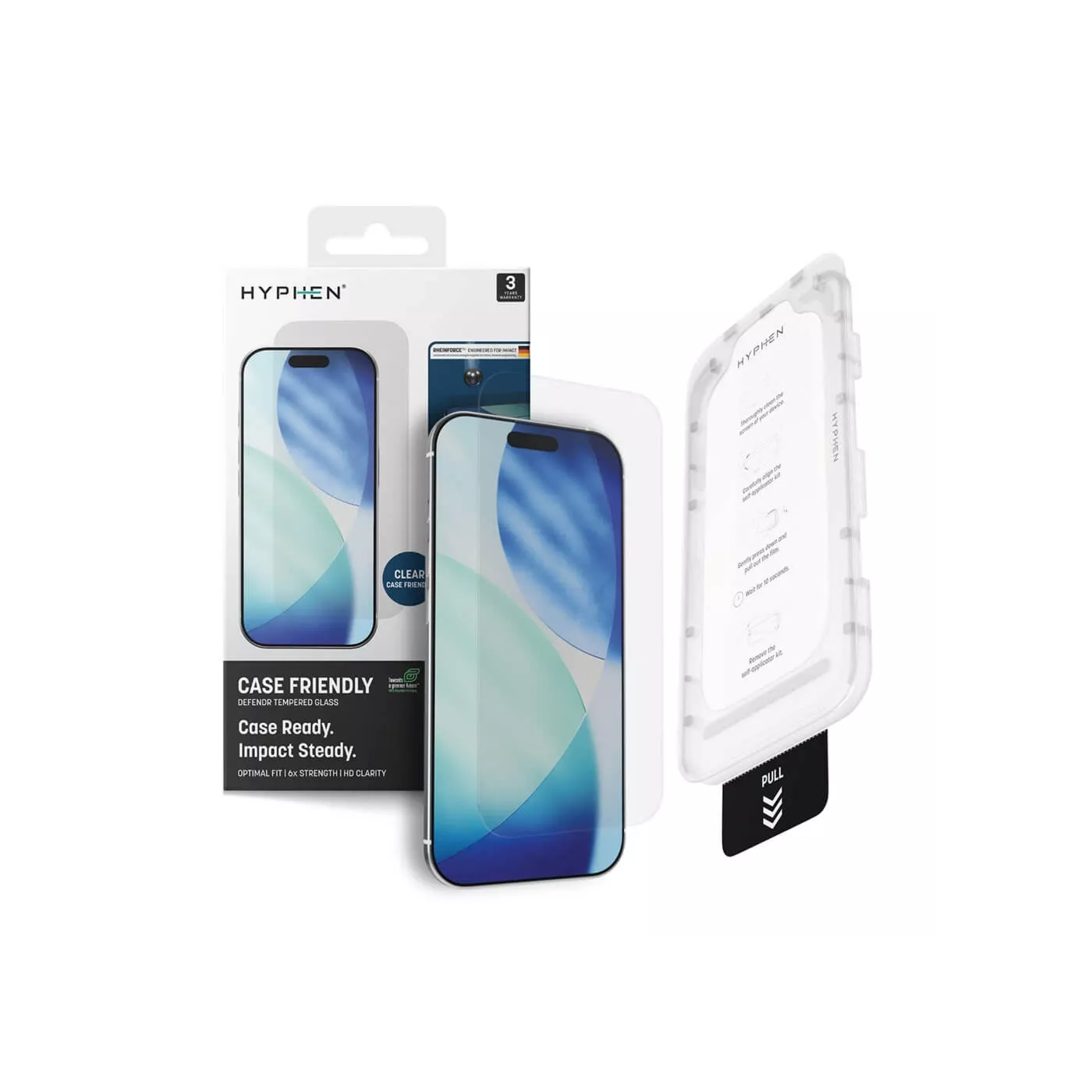 Hyphen Defendr CF Screen Protector for iPhone Air - Clear