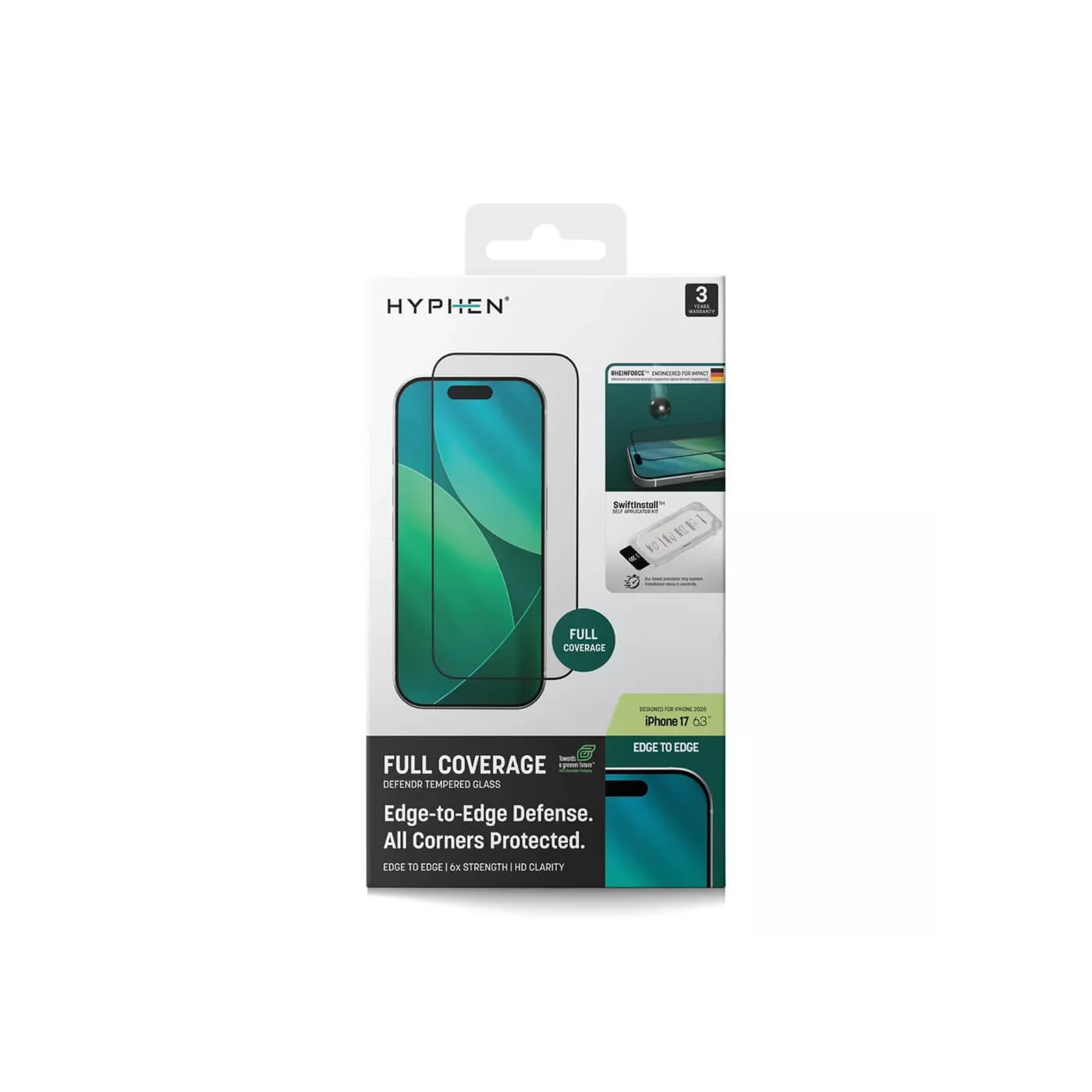 Hyphen Defendr Screen Protector for iPhone 17