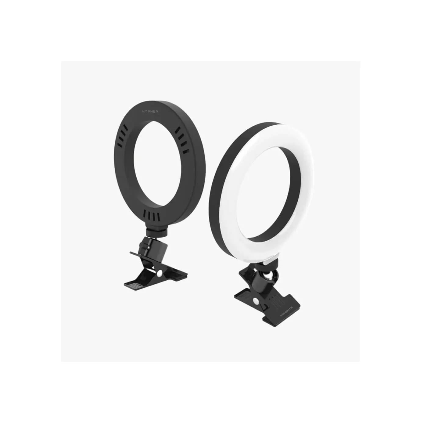 Hyphen 6-inch LED Ring Light with Clamp - Black