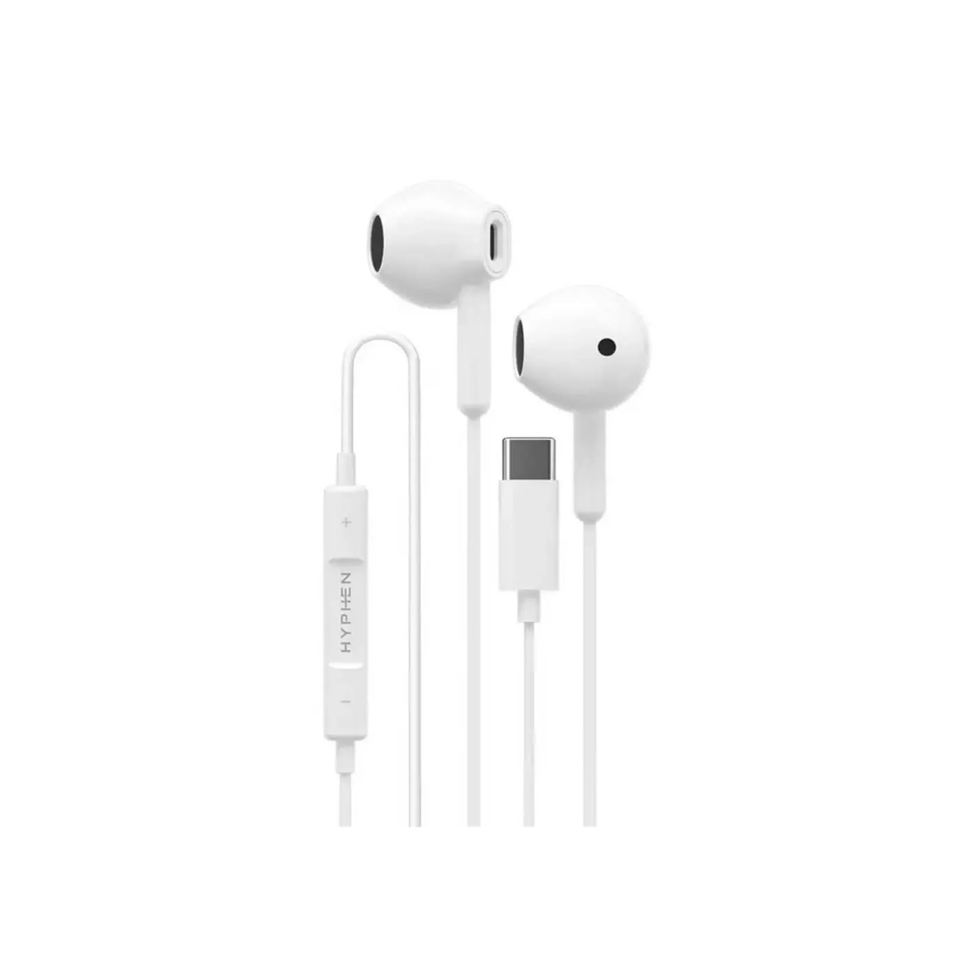 Hyphen WF100 USB-C Wired Earphones - White