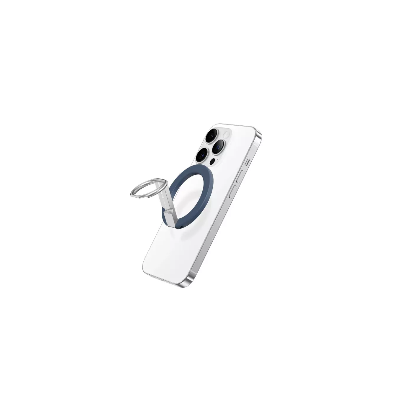 AmazingThing Titan Magnetic Ring w/Stand - Navy Blue