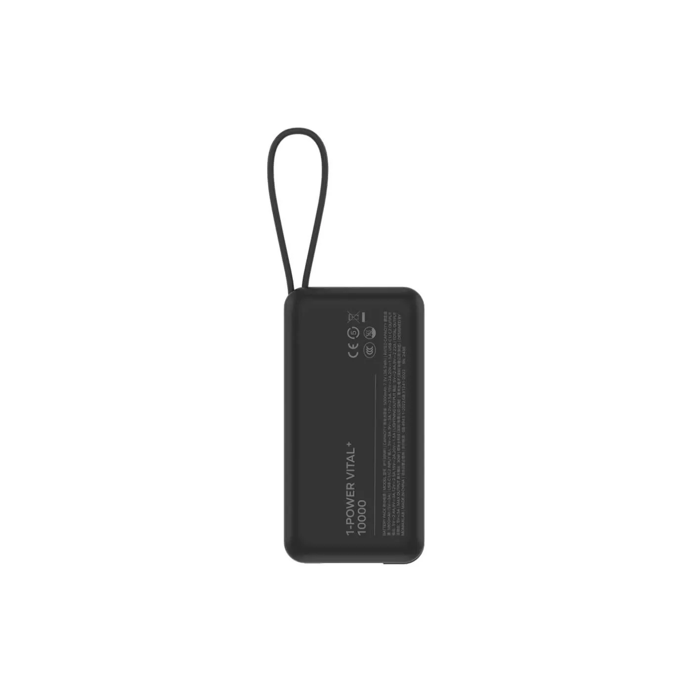 Momax 1-Power Vital 10K Built-in USB-C & Lightning Power Bank