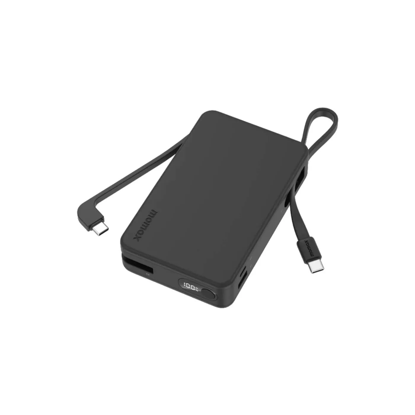 Momax 1-Power Vital 20K Power Bank With USB-C Cable - Black