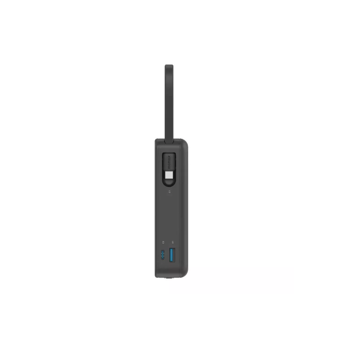 Momax 1-Power Vital 20K Power Bank With USB-C Cable - Black