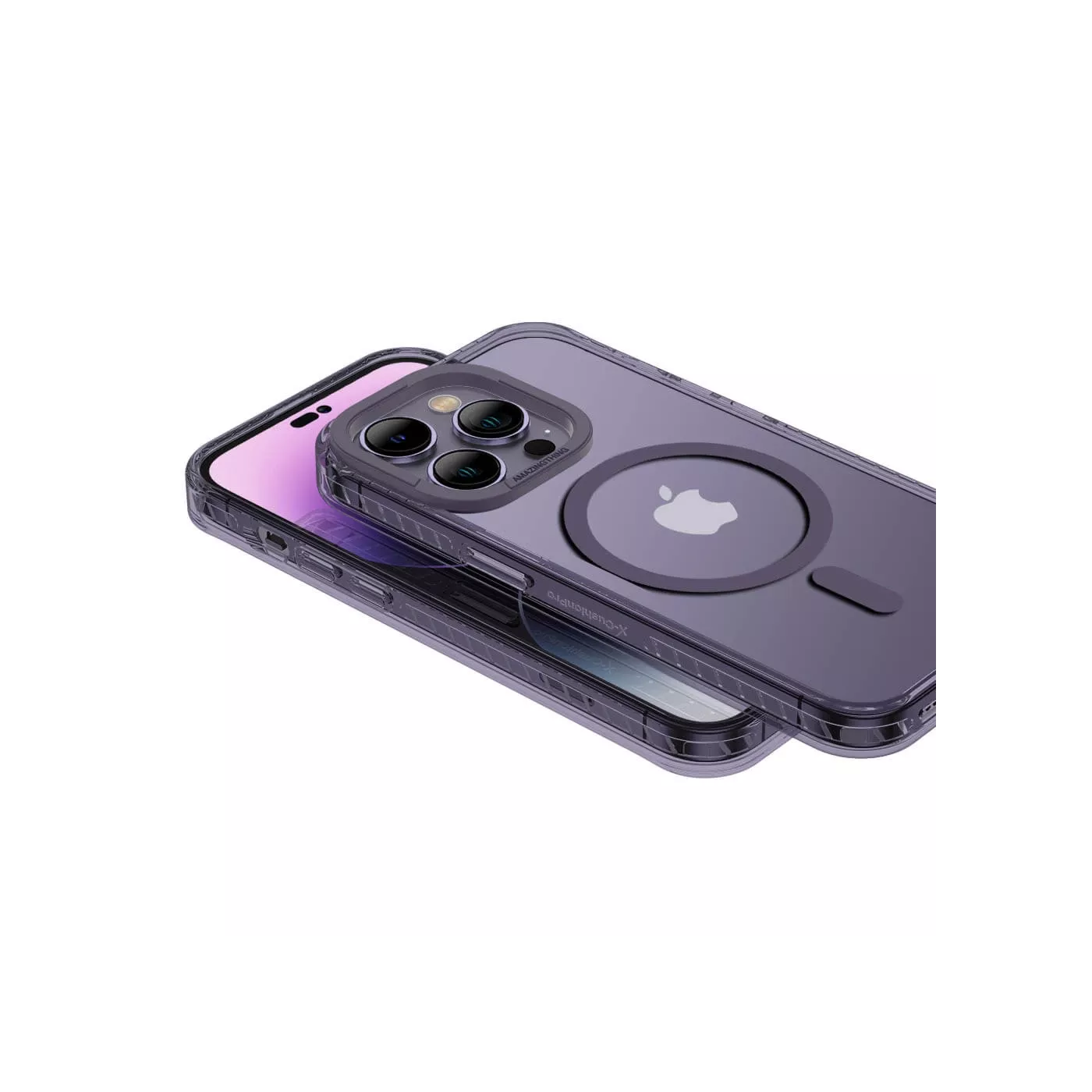 غطاء حماية لجهاز iPhone 14 Pro مع MagSafe من AmazingThing - أرجواني