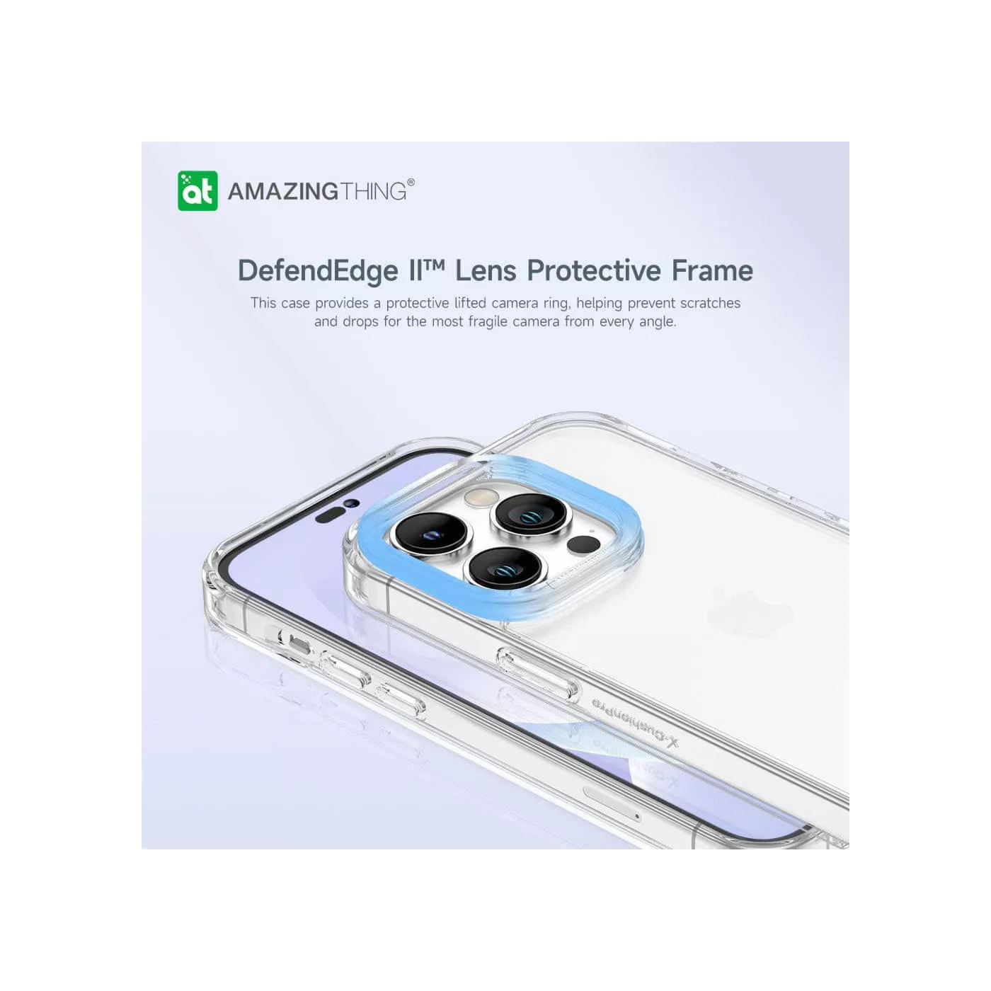 AmazingThing iPhone 14 Plus Minimal Drop Proof Case - Clear