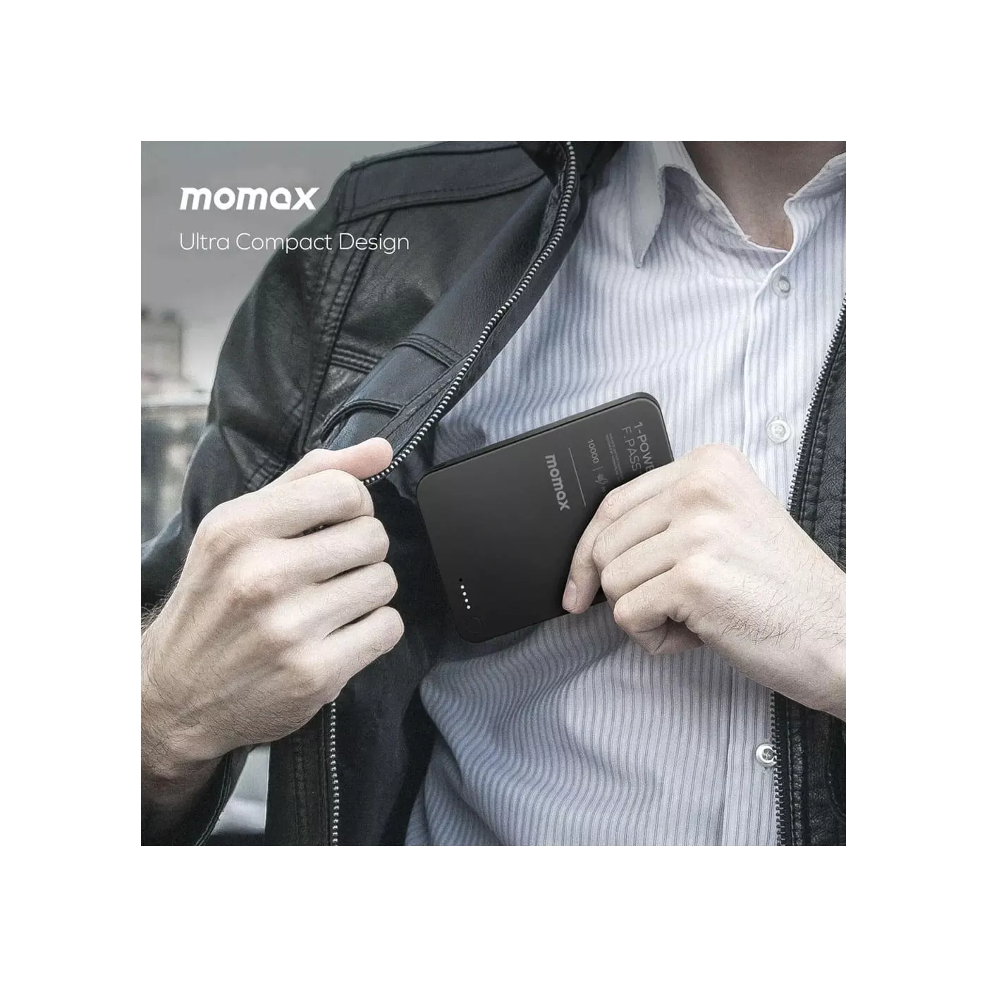 Momax 1-Power 10K Built-in Cable Power Bank