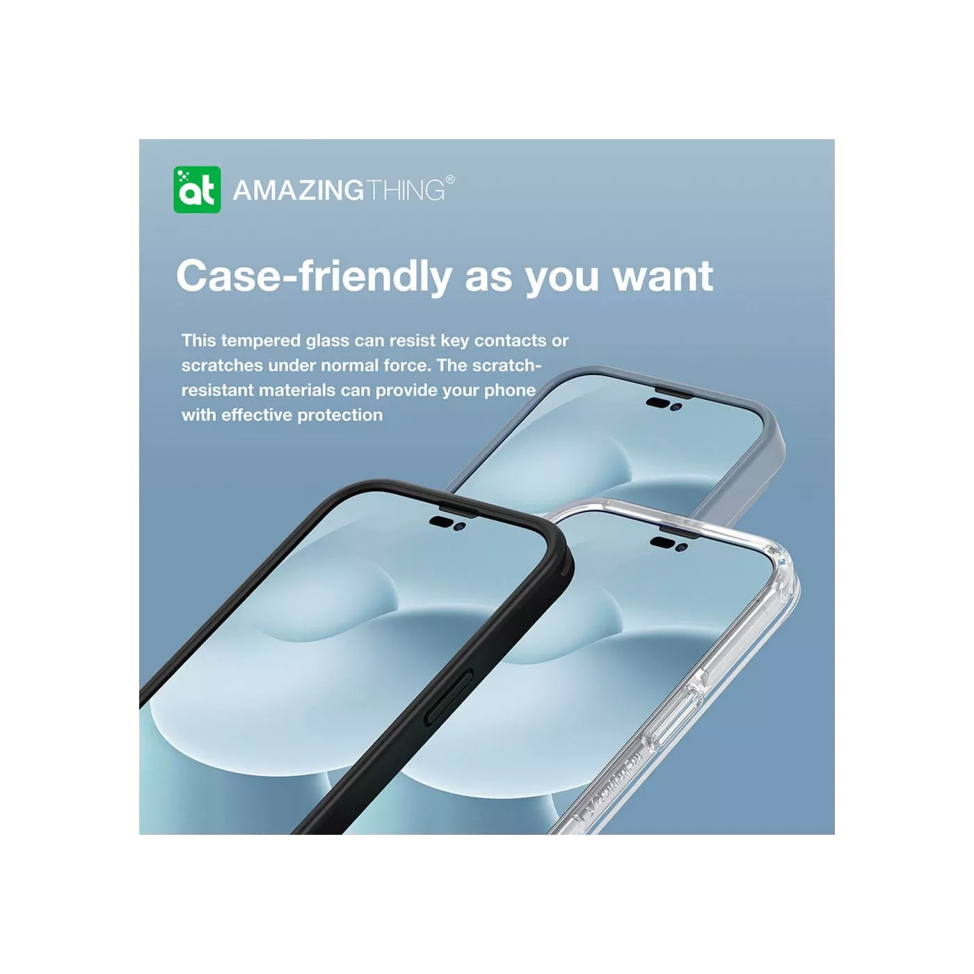 AmazingThing iPhone 14 Plus Full Cover Radix Screen Protector - Clear