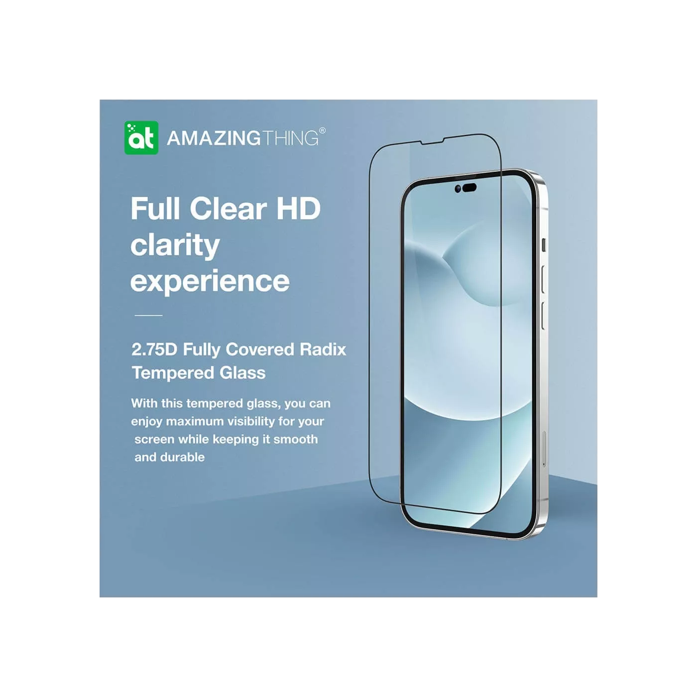 AmazingThing iPhone 14 Plus Full Cover Radix Screen Protector - Clear