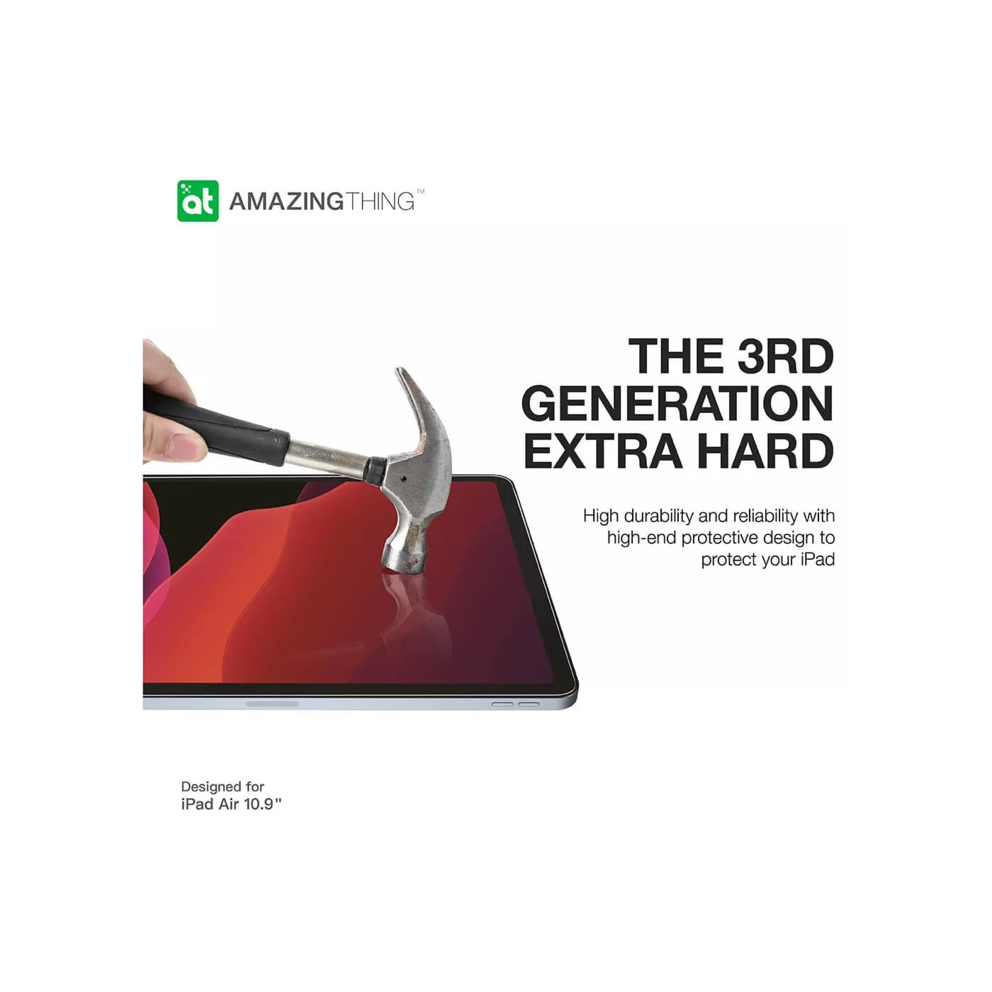 AmazingThing Radix iPad 10.9-inch 2022 Screen Protector - Clear