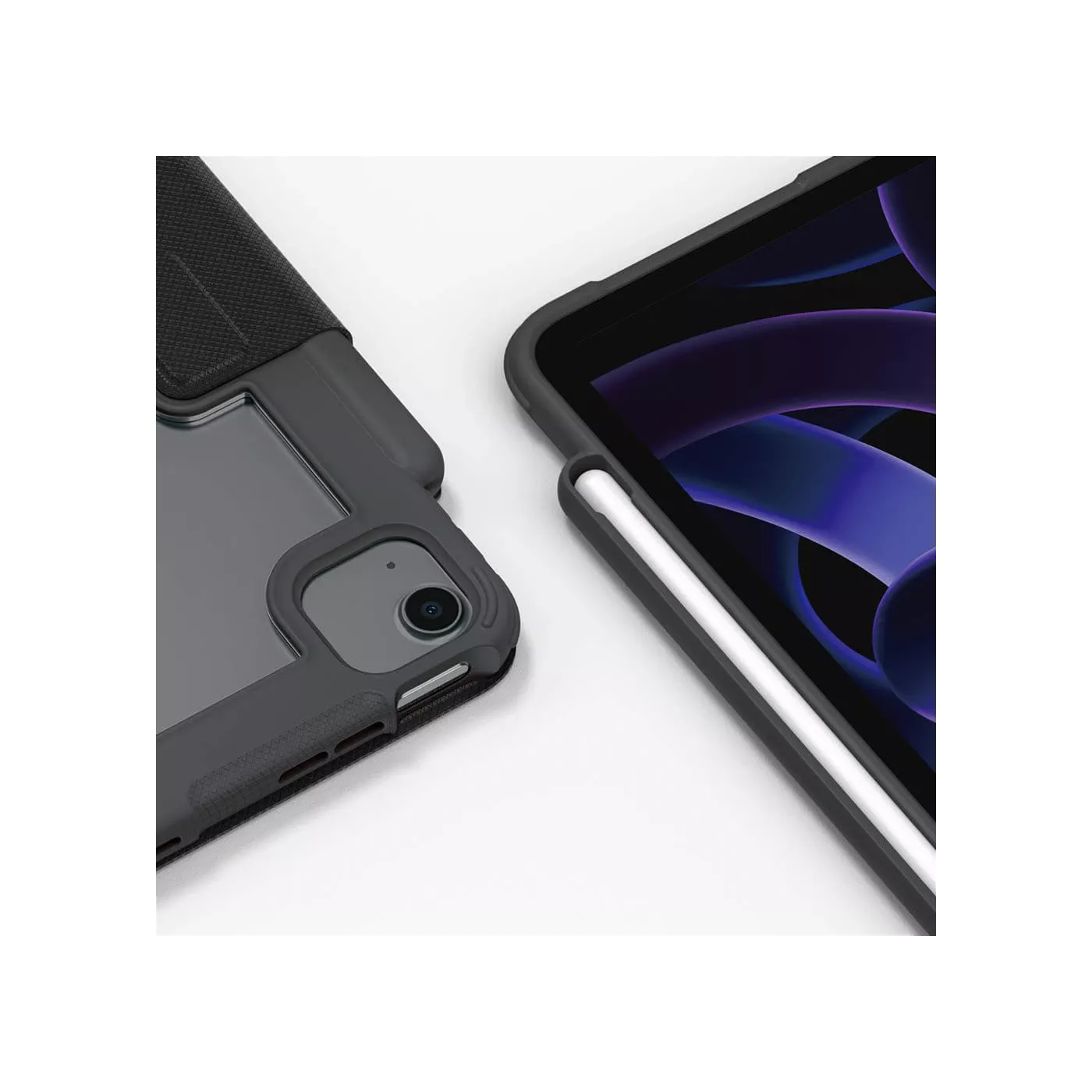AmazingThing Explorer Pro Folio Case For iPad Air 5 10.9-inch 2022 Black