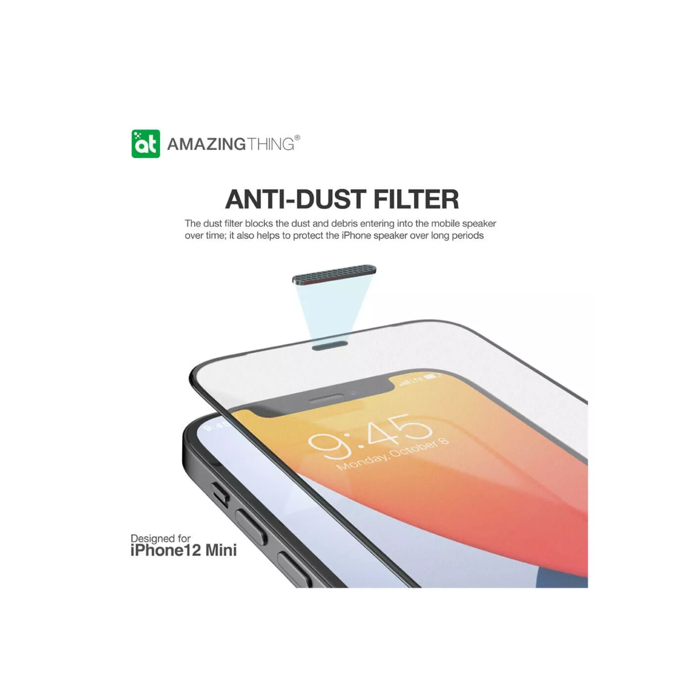 AmazingThing iPhone 12 Mini 2.75D Glass Screen Protector