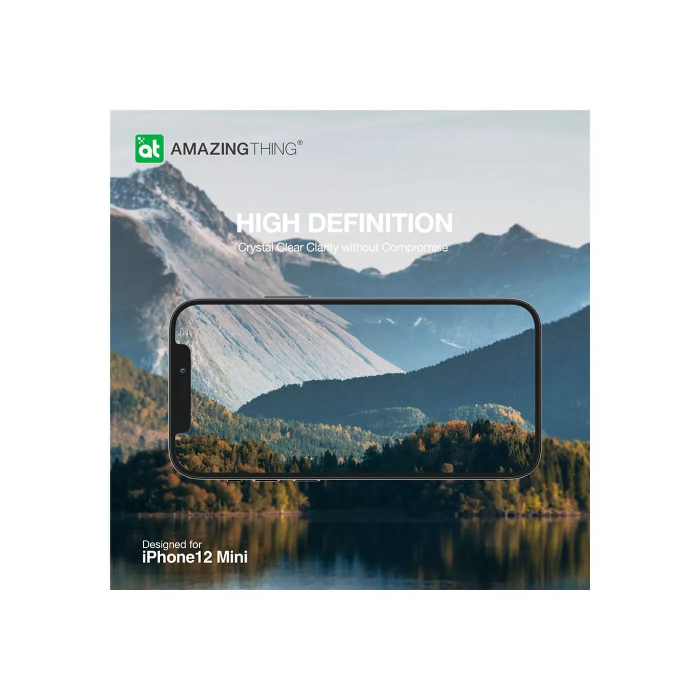 AmazingThing iPhone 12 Mini SkyView Screen Protector Clear