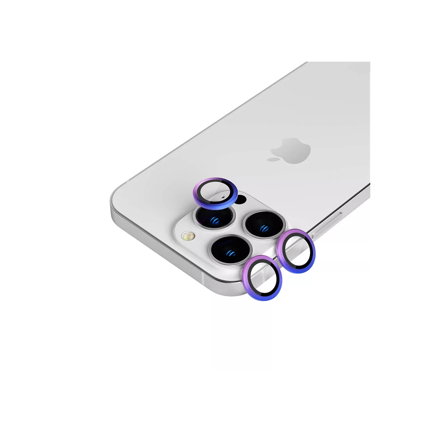 غطاء حماية لعدسات كاميرا جهاز iPhone 13 Pro من AmazingThing - أرجواني