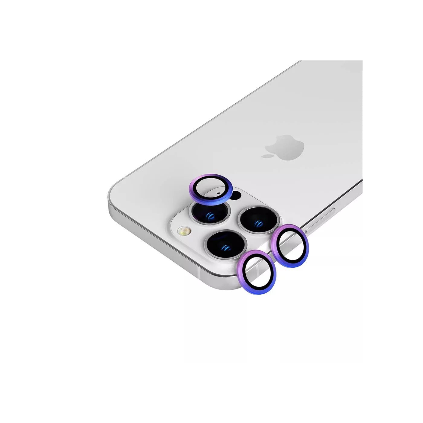 غطاء حماية لعدسات كاميرا جهاز iPhone 13 Pro من AmazingThing - أرجواني